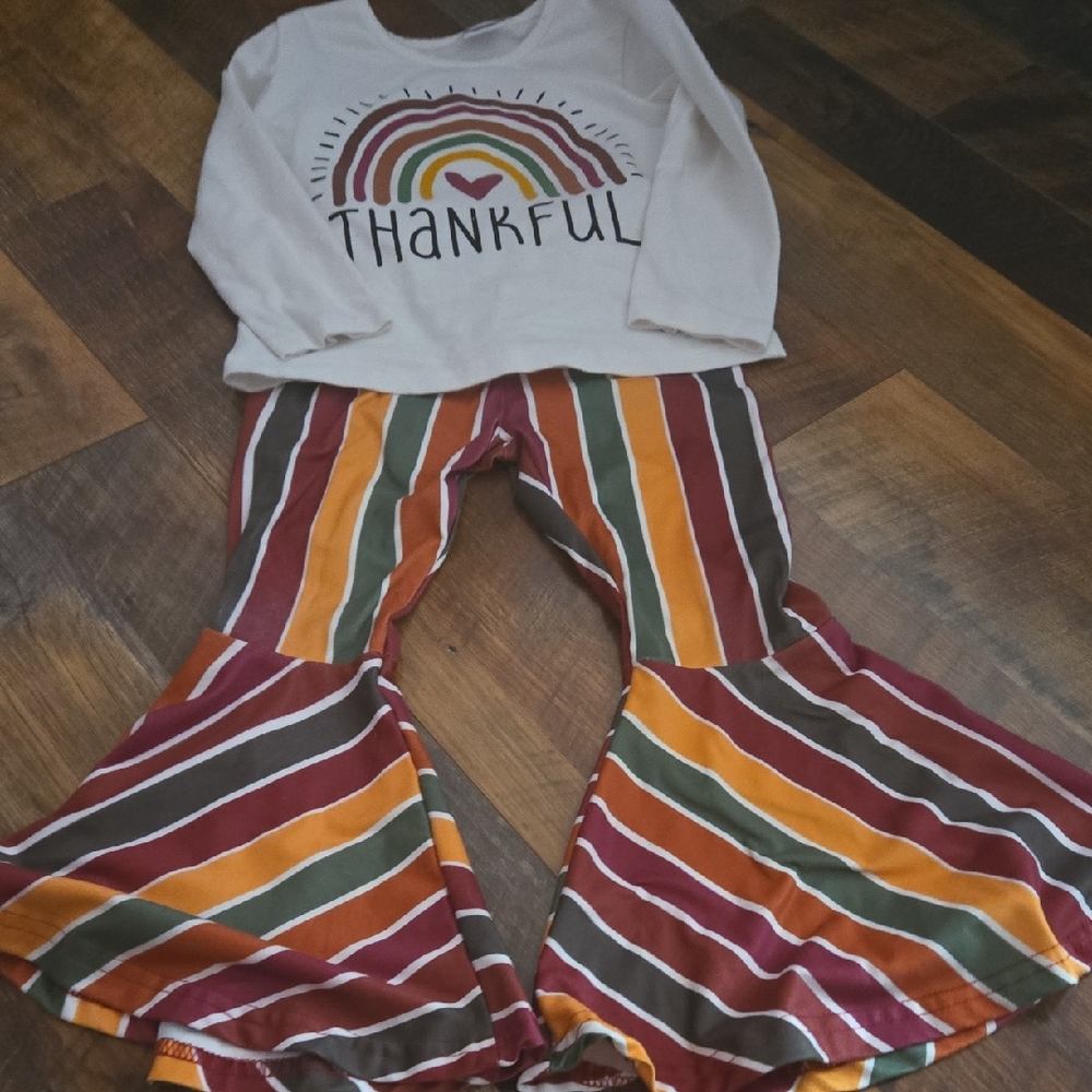 Kids Thankful Rainbow Matching Set